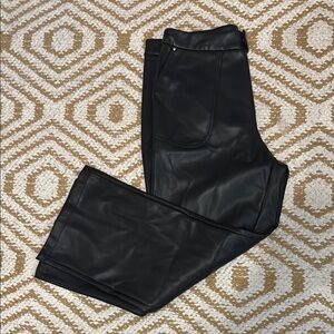 Grey Collective faux leather trousers